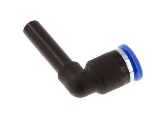 6mm x 6mm 90deg Elbow Push-in Fitting with Plug-in PA 66 NBR [2 Pieces]