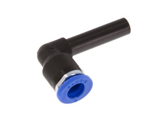 6mm x 6mm 90deg Elbow Push-in Fitting with Plug-in PA 66 NBR [2 Pieces]