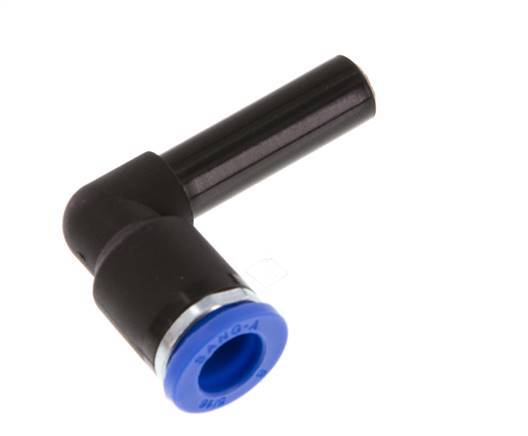 8mm x 8mm 90deg Elbow Push-in Fitting with Plug-in PA 66 NBR [2 Pieces]