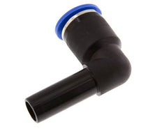 12mm x 12mm 90deg Elbow Push-in Fitting with Plug-in PA 66 NBR [2 Pieces]