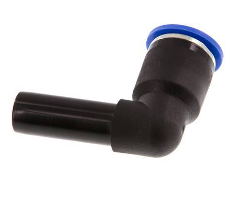 12mm x 12mm 90Grad Winkel-Steckverschraubung mit Steckanschluss PA 66 NBR [2 Stück]