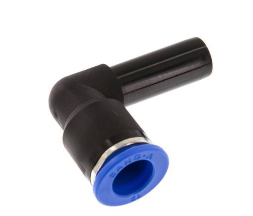 12mm x 12mm 90Grad Winkel-Steckverschraubung mit Steckanschluss PA 66 NBR [2 Stück]