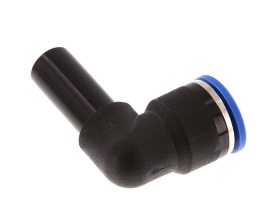 14mm x 14mm 90deg Elbow Push-in Fitting with Plug-in PA 66 NBR [2 Pieces]