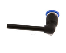 4mm x 4mm 90Grad Steckverschraubung mit Steckmuffe PA 66 NBR lang [2 Stück]