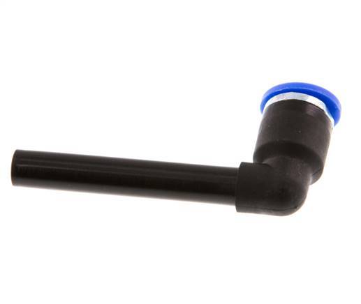 6mm x 6mm 90Grad Steckverschraubung mit Steckmuffe PA 66 NBR lang [2 Stück]