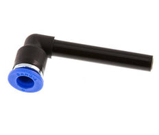 6mm x 6mm 90deg Elbow Push-in Fitting with Plug-in PA 66 NBR Long Sleeve [2 Pieces]