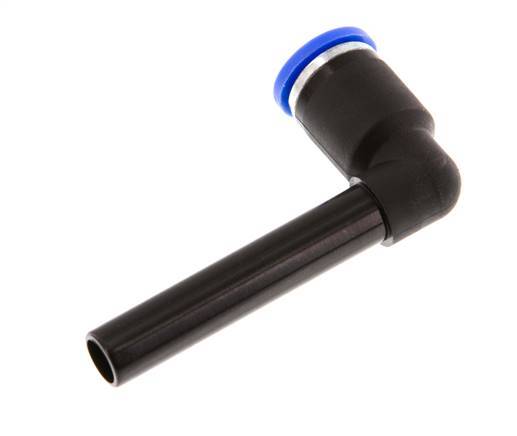 8mm x 8mm 90deg Elbow Push-in Fitting with Plug-in PA 66 NBR Long Sleeve [2 Pieces]