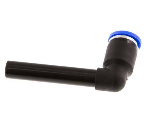 8mm x 8mm 90deg Elbow Push-in Fitting with Plug-in PA 66 NBR Long Sleeve [2 Pieces]