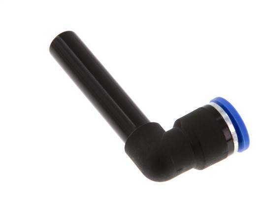 10mm x 10mm 90Grad Steckverschraubung mit steckbarer PA 66 NBR Langhülse [2 Stück]