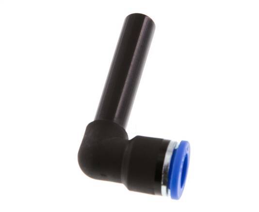 10mm x 10mm 90Grad Steckverschraubung mit steckbarer PA 66 NBR Langhülse [2 Stück]