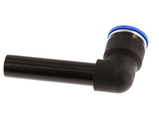 14mm x 14mm 90°-Steckverschraubung mit Steckanschluss PA 66 NBR Langmuffe