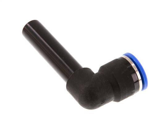 14mm x 14mm 90°-Steckverschraubung mit Steckanschluss PA 66 NBR Langmuffe