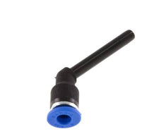 4mm x 4mm 45Grad-Steckverschraubung mit steckbarer PA 66 NBR Langhülse [2 Stück]