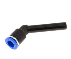 8mm x 8mm 45Grad Steckverschraubung mit steckbarer PA 66 NBR Langhülse [2 Stück]