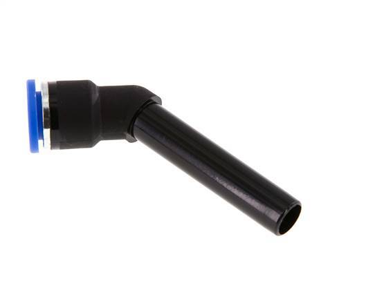 10mm x 10mm 45Grad-Steckverschraubung mit steckbarer PA 66 NBR Langhülse [2 Stück]