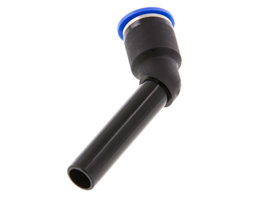 12mm x 12mm 45Grad-Steckverschraubung mit steckbarer PA 66 NBR Langhülse [2 Stück]