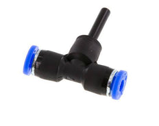 4mm x 4mm T-Steckverschraubung mit Steckanschluss PBT NBR [2 Stück]