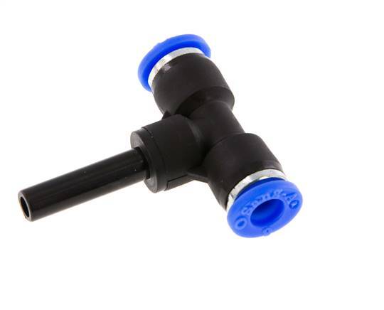 6mm x 6mm T-Steckverschraubung mit Steckanschluss PBT NBR [2 Stück]