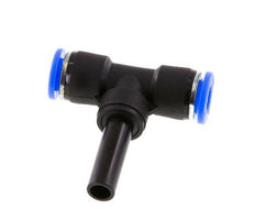 8mm x 8mm Tee Push-in Fitting with Plug-in PBT NBR [2 Pieces]
