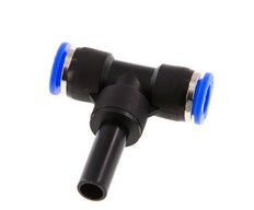 10mm x 10mm T-Stück Steckverschraubung mit Steckanschluss PBT NBR [2 Stück]