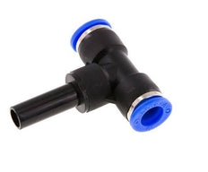 10mm x 10mm T-Stück Steckverschraubung mit Steckanschluss PBT NBR [2 Stück]