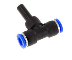 10mm x 10mm T-Stück Steckverschraubung mit Steckanschluss PBT NBR [2 Stück]