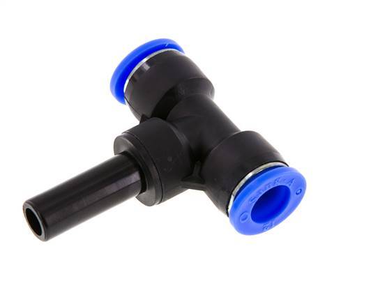 12mm x 12mm T-Stück Steckverschraubung mit Steckanschluss PBT NBR [2 Stück]