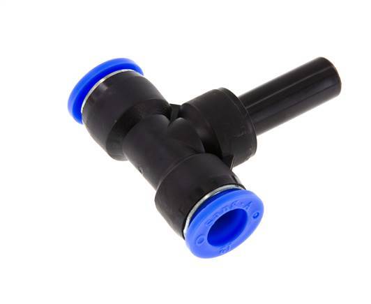 12mm x 12mm T-Stück Steckverschraubung mit Steckanschluss PBT NBR [2 Stück]