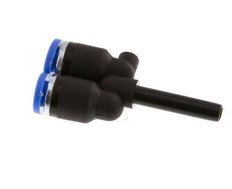 4mm x 4mm Y Push-in Fitting with Plug-in PA 66 NBR [2 Pieces]