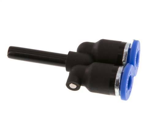 4mm x 4mm Y-Steckverschraubung mit Steckanschluss PA 66 NBR [2 Stück]