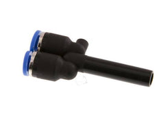 4mm x 6mm Y-Steckverschraubung mit Steckanschluss PA 66 NBR [2 Stück]