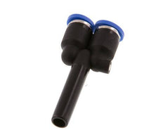 4mm x 6mm Y-Steckverschraubung mit Steckanschluss PA 66 NBR [2 Stück]