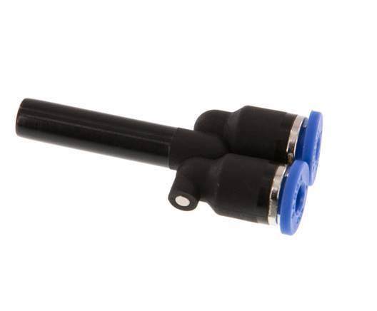 4mm x 6mm Y-Steckverschraubung mit Steckanschluss PA 66 NBR [2 Stück]