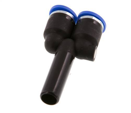 6mm x 8mm Y-Steckverschraubung mit Steckanschluss PA 66 NBR [2 Stück]