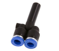 6mm x 8mm Y-Steckverschraubung mit Steckanschluss PA 66 NBR [2 Stück]