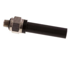 6mm x M 5 Plug-in Fitting with Male Threads Brass/PA 66 NBR [5 Pieces]