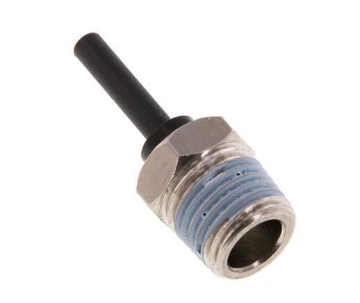 4mm x R1/4'' Steckfitting mit Außengewinde Messing/PA 66 NBR [5 Stück]