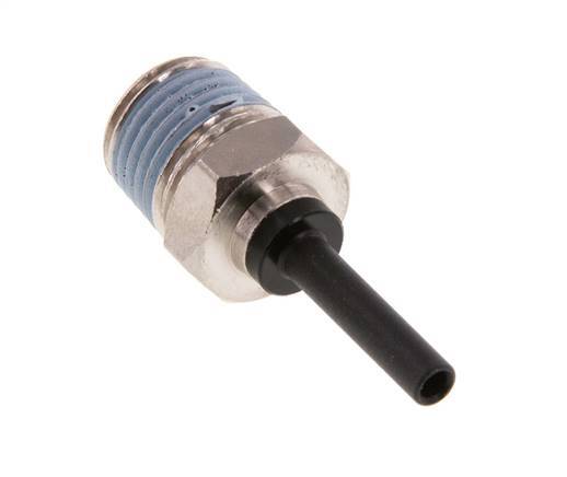 4mm x R1/4'' Steckfitting mit Außengewinde Messing/PA 66 NBR [5 Stück]
