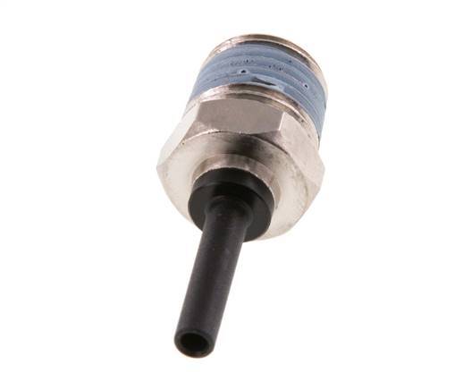 4mm x R1/4'' Steckfitting mit Außengewinde Messing/PA 66 NBR [5 Stück]