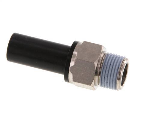 14mm x R3/8'' Plug-in Fitting with Male Threads Brass/PA 66 NBR [2 Pieces]