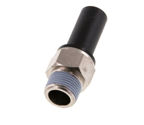 14mm x R3/8'' Plug-in Fitting with Male Threads Brass/PA 66 NBR [2 Pieces]