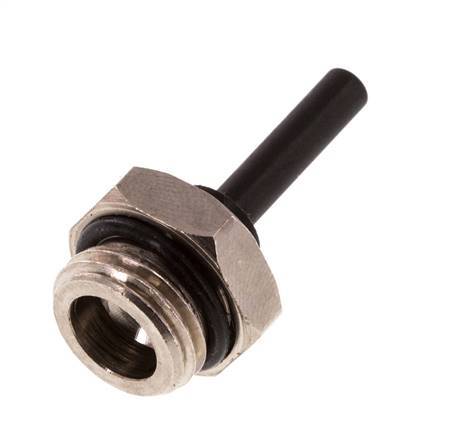 4mm x G1/4'' Plug-in Fitting with Male Threads Brass/PA 66 NBR [5 Pieces]