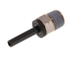 4mm x 1/8'' NPT Steckverschraubung mit Außengewinde Messing/PA 66 NBR [2 Stück]