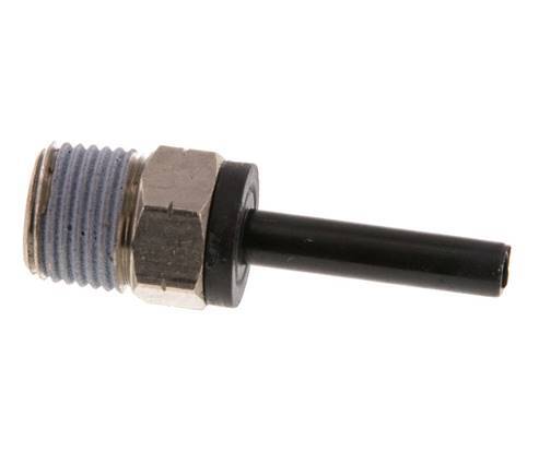 4mm x 1/8'' NPT Steckverschraubung mit Außengewinde Messing/PA 66 NBR [2 Stück]