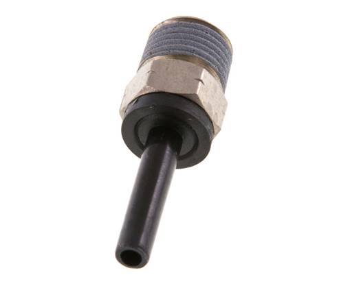 4mm x 1/8'' NPT Steckverschraubung mit Außengewinde Messing/PA 66 NBR [2 Stück]