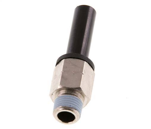 8mm x 1/8'' NPT Steckverschraubung mit Außengewinde Messing/PA 66 NBR [2 Stück]