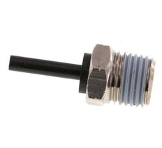 4mm x 1/4'' NPT Steckverschraubung mit Außengewinde Messing/PA 66 NBR [2 Stück]