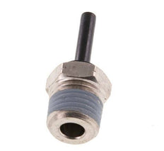 4mm x 1/4'' NPT Steckverschraubung mit Außengewinde Messing/PA 66 NBR [2 Stück]