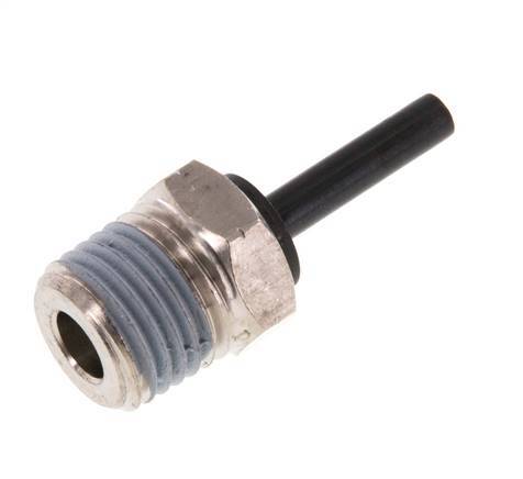 4mm x 1/4'' NPT Steckverschraubung mit Außengewinde Messing/PA 66 NBR [2 Stück]