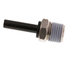 6mm x 1/4'' NPT Steckverschraubung mit Außengewinde Messing/PA 66 NBR [2 Stück]